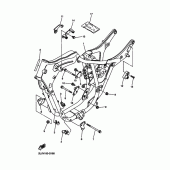 Схема вузла: Рама Yamaha XV250 V-Star