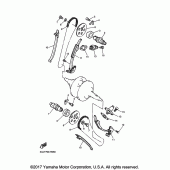 Схема узла: Распредвал и Цепь ГРМ Yamaha XV250 V-Star