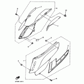 Схема вузла: Бічна кришка Yamaha XTZ660 Tenere