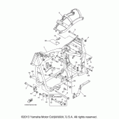 Схема узла: Рама Yamaha XV1700 Road Star Midnight