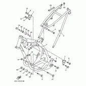Схема узла: Рама Yamaha YZ250 YZ250