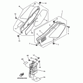 Схема вузла: Бічна кришка Yamaha TT250R TT-R