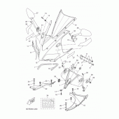 Схема узла: Облицовочные элементы 2 Yamaha YZF-R125