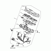 Схема узла: Панель приборов Yamaha YP250 Majesty