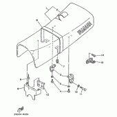 Схема вузла: Сиденье Yamaha XT125