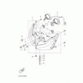 Схема узла: Фара Yamaha YP400 X-MAX 400