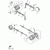 Схема узла: Поворотники Yamaha XV535 Virago