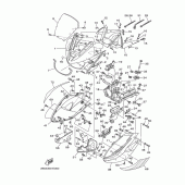 Схема узла: Облицовочные элементы 1 Yamaha TDM900