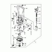 Схема узла: Карбюратор Yamaha YZ125