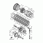 Схема вузла: Зчеплення Yamaha XV1700 Road Star