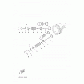 Схема вузла: Клапан Yamaha YP400