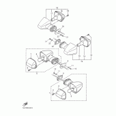 Схема узла: Поворотники Yamaha YZF-R1 R1