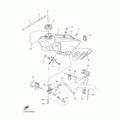 Схема узла: Топливный бак Yamaha YZ250 YZ250F