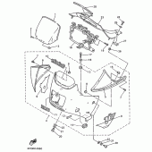 Схема вузла: Облицювальні елементи 1 Yamaha XTZ660 Tenere