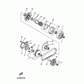 Схема узла: Сцепление Yamaha YP250 X-MAX