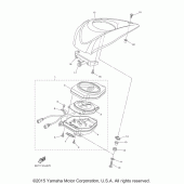 Схема вузла: Панель приладів Yamaha XVS950 V-Star