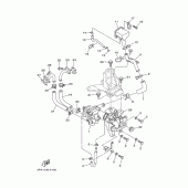 Схема узла: Система индукции воздуха Yamaha XV1700 Road Star Warrior