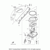 Схема узла: Панель приборов Yamaha XV1600 Midnight Star