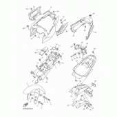 Схема узла: Крыло Yamaha FZ8 FZ8 FAZER