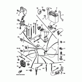 Схема узла: Электрооборудование 2 Yamaha XV1600 Wild Star