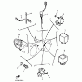 Схема вузла: Електрообладнання 2 Yamaha XT600 XT600