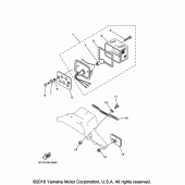 Схема вузла: Задній ліхтар (Стоп сигнал) Yamaha TW200