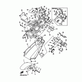 Схема узла: Крыло Yamaha YZF-R6/ YZF600 R6S