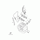 Схема вузла: Прийшов Arbre a. ланцюг Yamaha TT250R TT-R