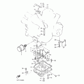 Схема узла: Масляный фильтр Yamaha VMX12 V-MAX