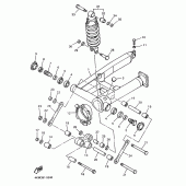 Схема вузла: Hinterradschwinge aufhang Yamaha XJ900 Diversion