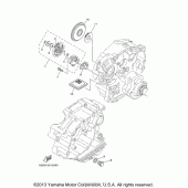 Схема вузла: Масляний насос Yamaha TTR125 TT-R125