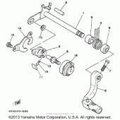 Схема вузла: Вал перемикання Yamaha WR250 WR250Z