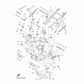Схема узла: Рама Yamaha YZ250 YZ250FX