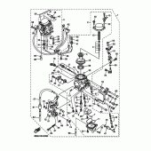 Схема вузла: Карбюратор Yamaha XVS1100 V-Star Custom