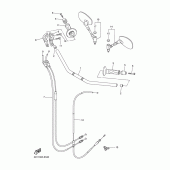 Схема узла: Руль и Тросики Yamaha FZ1 FZ1 FAZER (Naked)