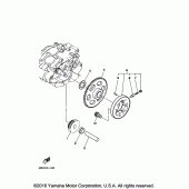 Схема узла: Привод стартера Yamaha TW200