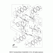 Схема вузла: Поворотники Yamaha XVS650 V-Star Custom