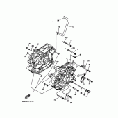 Схема вузла: Картер двигуна Yamaha SRV250 Renaissa