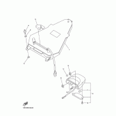 Схема узла: Задний фонарь (Стоп-сигнал) Yamaha YZF-R6/ YZF600 R6