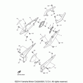 Схема вузла: Бічна кришка Yamaha FZ6 FZ6R