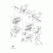 Схема узла: Подножки и Подставка Yamaha XV1900 Roadliner S