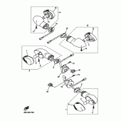 Схема узла: Поворотники Yamaha FZ6 FZ6 FAZER S2 (ABS)