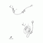 Схема вузла: Генератор Yamaha XVS650 Drag Star