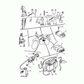 Схема узла: Электрооборудование 1 Yamaha XT600 XT600