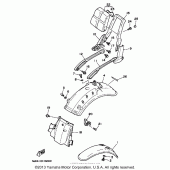 Схема узла: Крыло Yamaha XV1100 Virago