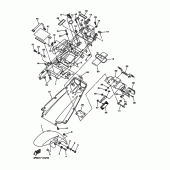 Схема узла: Крыло Yamaha YZF-R6/ YZF600 R6S