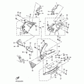 Схема вузла: Облицювальні елементи Yamaha YZF-R1 R1