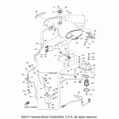 Схема вузла: Паливний бак Yamaha XVS1300 V-Star Tourer