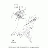 Схема вузла: Задній ліхтар (Стоп-сигнал) Yamaha YZF-R3