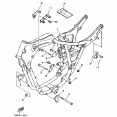 Схема узла: Рама Yamaha XV250 Virago